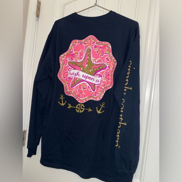 Simply Southern Gray Long Sleeve Tee - Picture 1 of 8